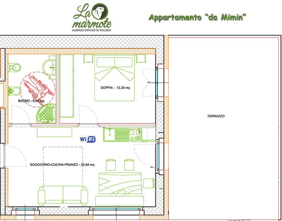 La Marmote Albergo Diffuso Di Paluzza Testeons 외부 사진